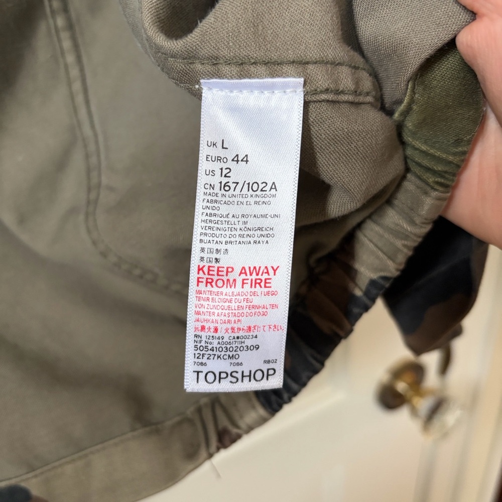 Topshop RARE camo sequin jacket - Picture 8 of 9